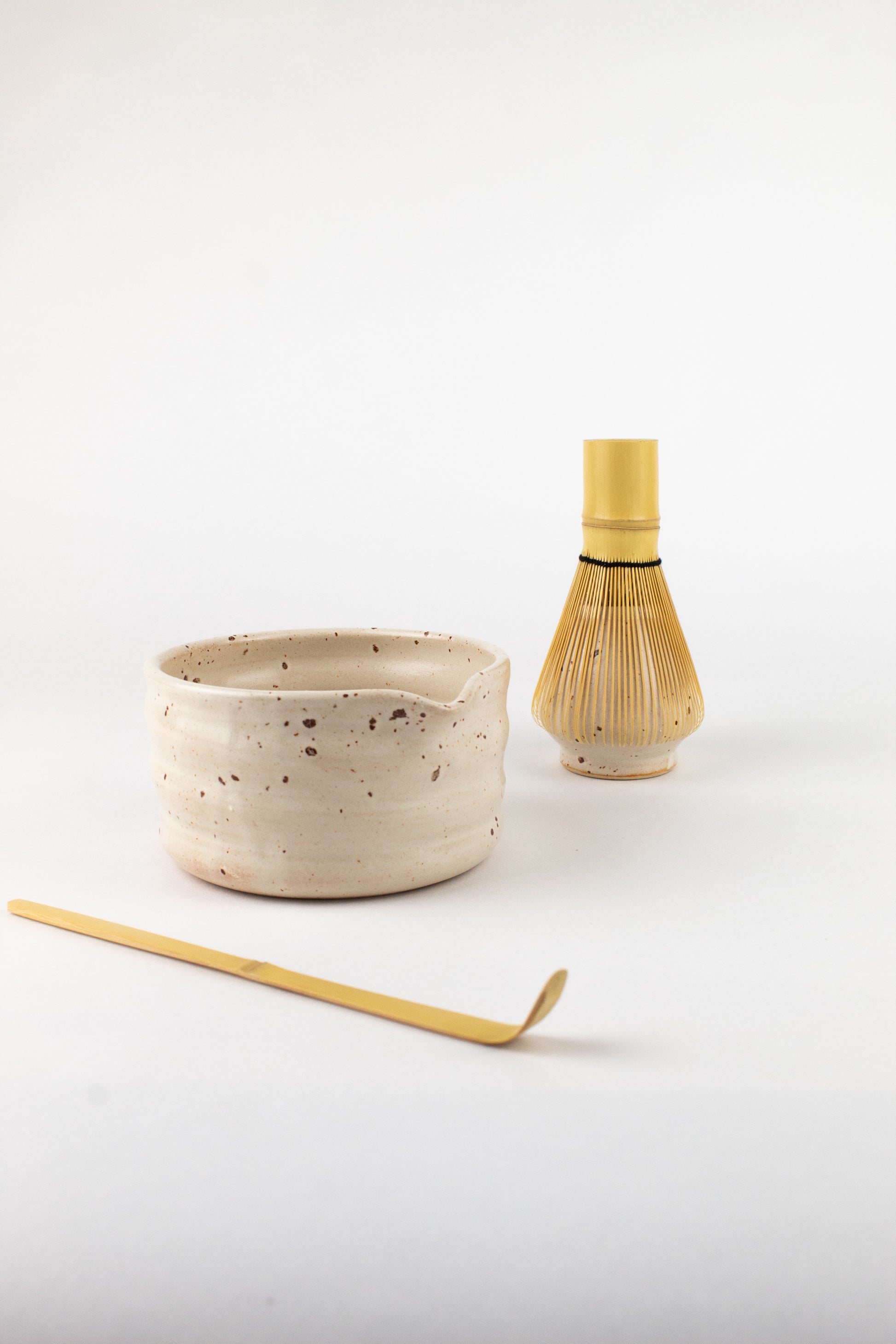 Matcha wisk holder | satin white