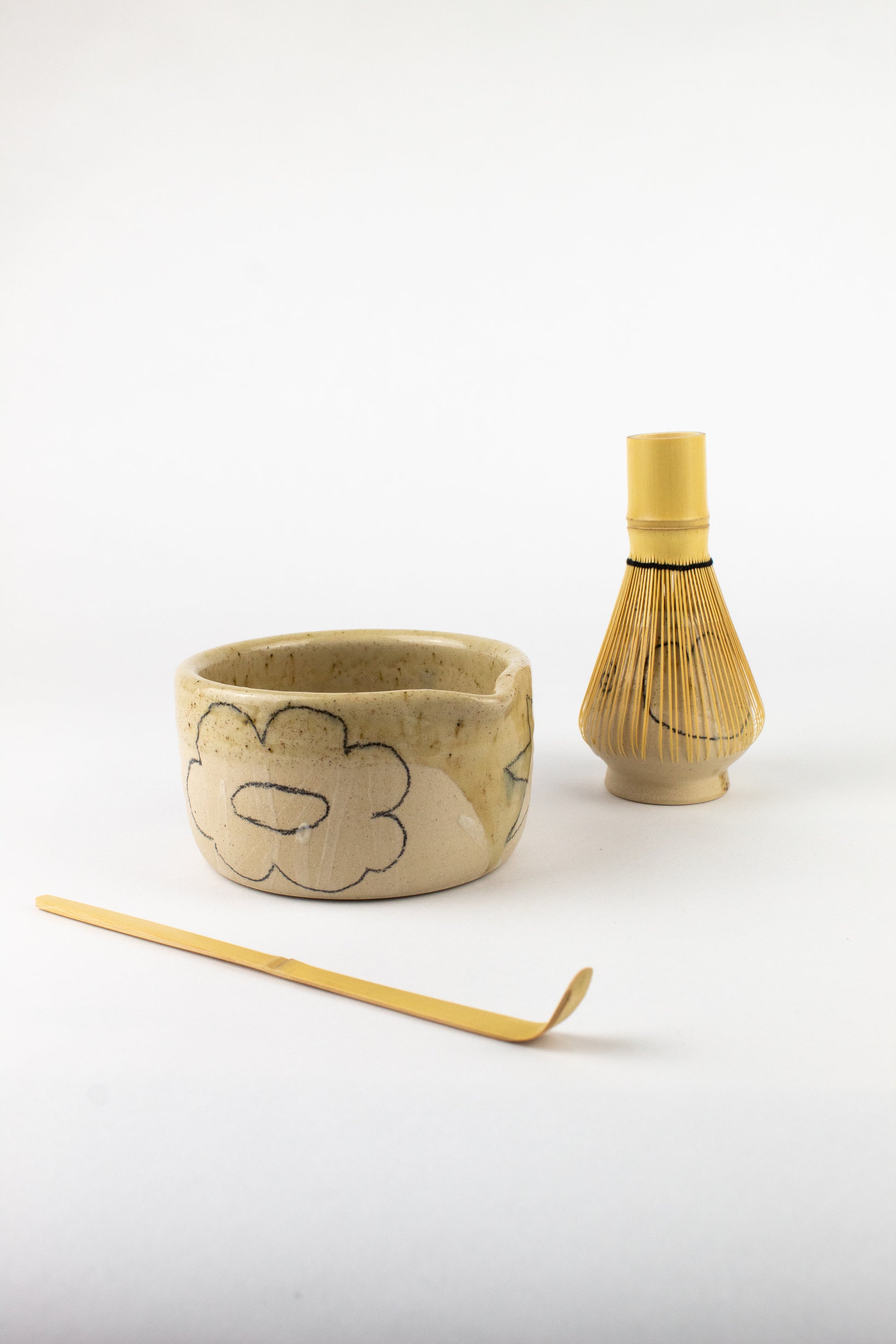 Matcha set - flower field