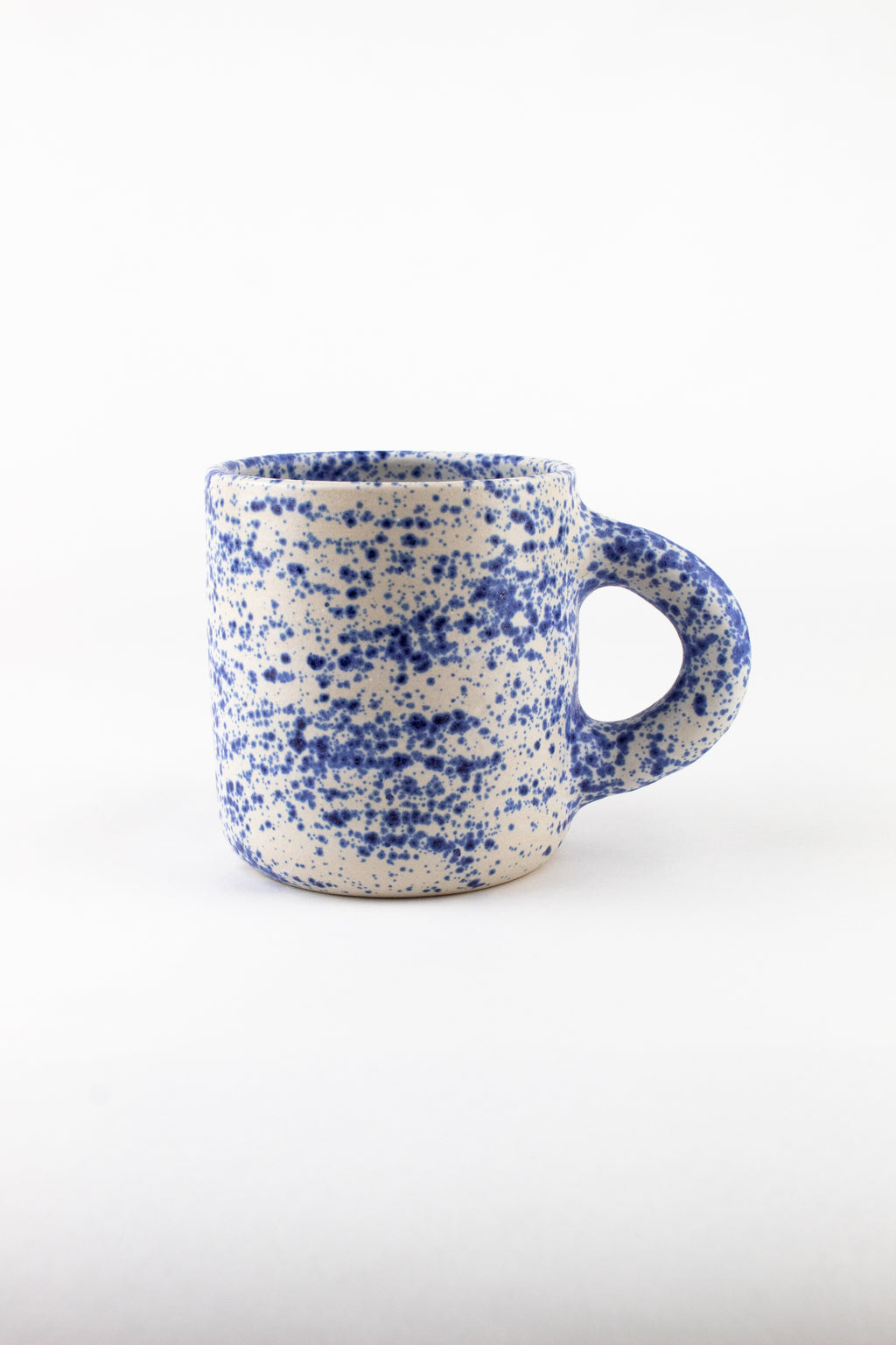 large chunky mug | blue speckled